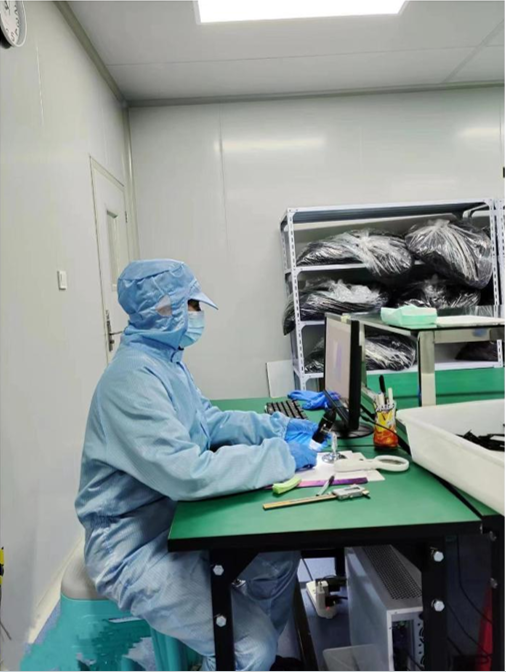 OQC Inspection in Cleanroom